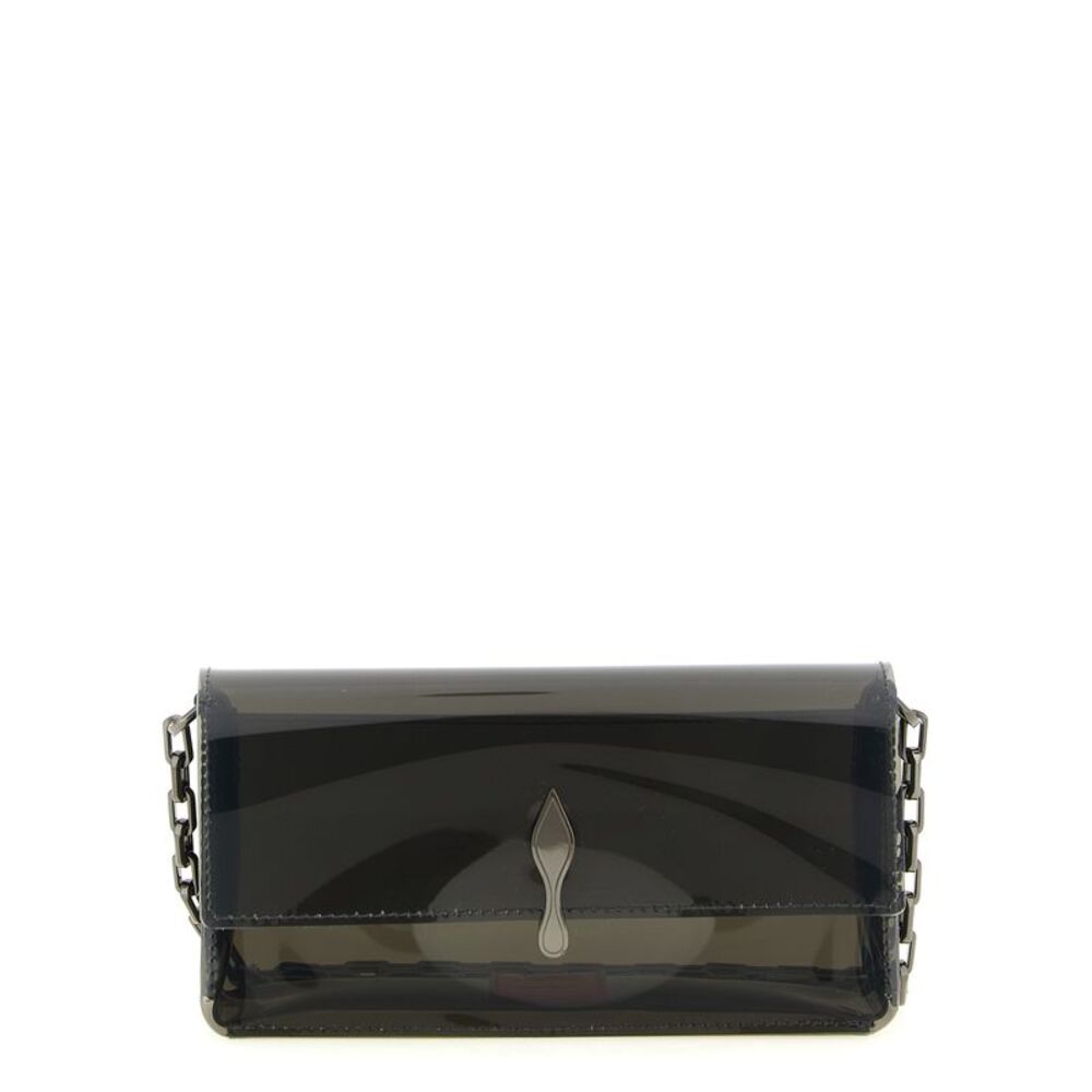Christian Louboutin Black Pvc Clutch Women's Bag